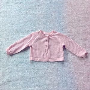 Baby Gap Pink Knit Cardigan - Size 12-18 Months